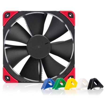 Noctua Chromax NF-F12 PWM Fan 1-Pack - Premium 120mm Silent Performance Cooling Fan - Black